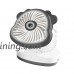 KTYX Mini Fan Charger Spray Water Cooler Small Fan fan (Color : Gray) - B07GB23WQN